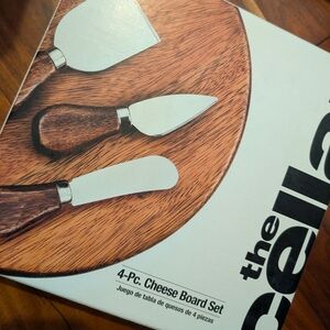 NEW 4 Piece Cheese Board Set by The Cellar from Macy's